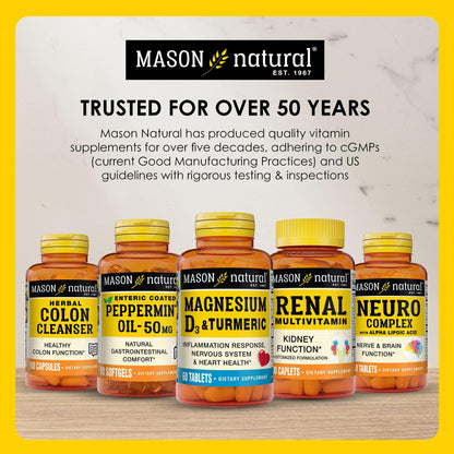 Mason Natural Probiotic with Prebiotic – 40 Day Supply | Gut Health & Digestion