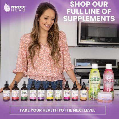 Maxx Herb Passion Flower Extract – Max Strength Liquid (Alcohol-Free) – 4 Bottles