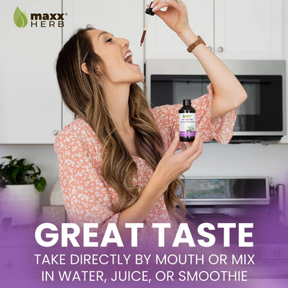 Maxx Herb Passion Flower Extract – Max Strength Liquid (Alcohol-Free) – 4 Bottles