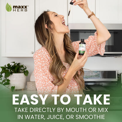 Maxx Herb PAU D'Arco Tincture - Max Strength Pau D'Arco Extract, 4 Bottles (240 Servings)