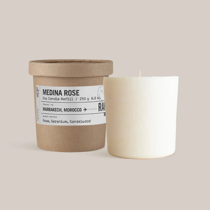 Medina Rose Scented Candle Refill - HealVia LimitedHealVia LimitedMedina Rose Scented Candle Refill