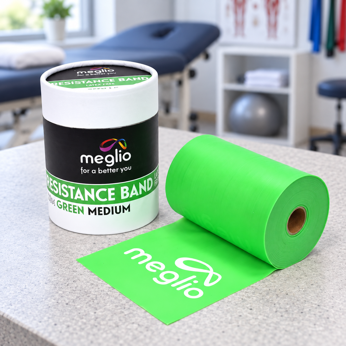 Latex-Free Resistance Bands Rolls 23m