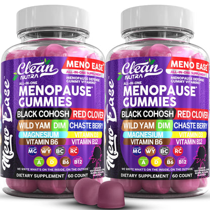 Meno Ease Menopause Gummies – Hormone Balance & Relief for Women | Clean Nutra