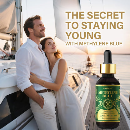 Methylene Blue Drops 1% - 2oz | Vegan & Non-GMO | Cellular & Cognitive Wellness