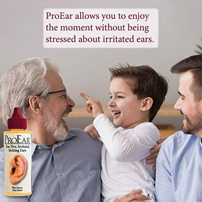 Miracell ProEar Ear Drops – Hydrating Ear Wax Softener for Itchy, Dry Ears (2 oz)