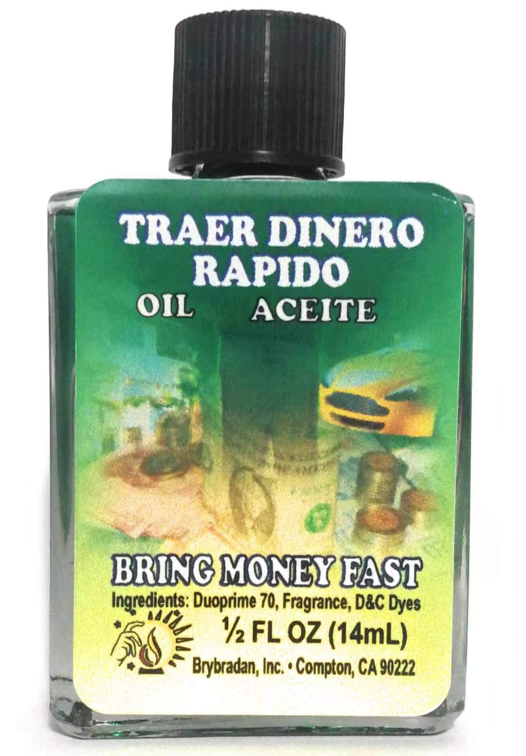 MISTIC POWERMOJO زيت لجلب المال بسرعة 1/2 أونصة — الثروة والرخاء وسحر الشموع