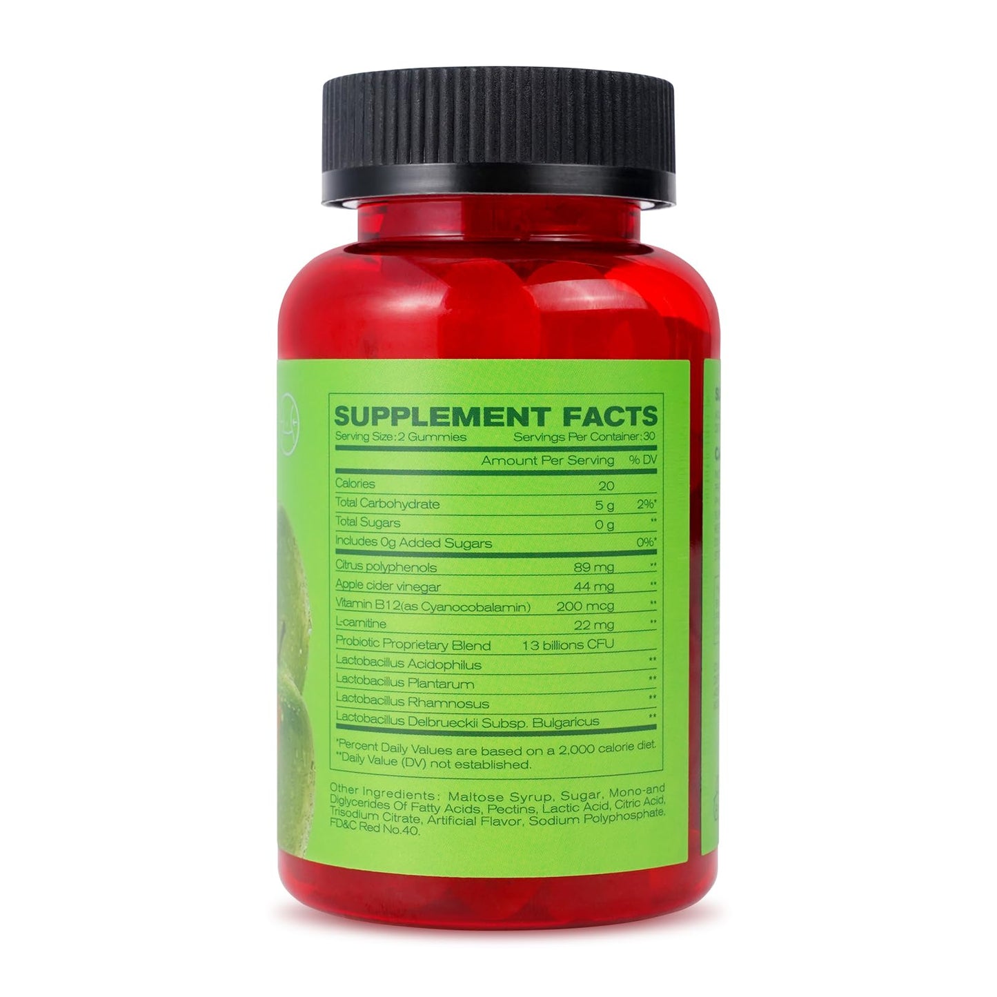 Montue Apple Cider Vinegar Gummies with B12 Multivitamin – ACV Supplement, Vegan, Non-GMO, 60 Gummies (30 servings) | Supports Energy & Gut Health