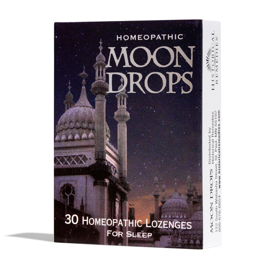 أقراص مون دروبس المساعدة على النوم (عبوة واحدة) – بنكهة الفانيليا، نباتية، خالية من الغلوتين، علاج بالطب الطبيعي
