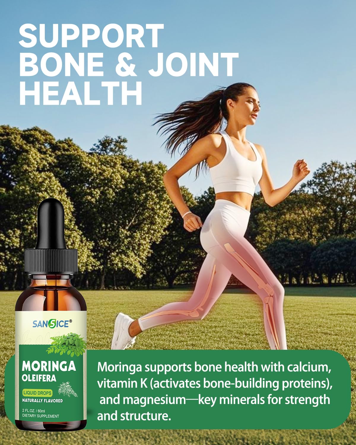 Organic Moringa Liquid Drops – High Absorption (2 fl oz) | Non-GMO, Gluten Free, Immune & Metabolism Support
