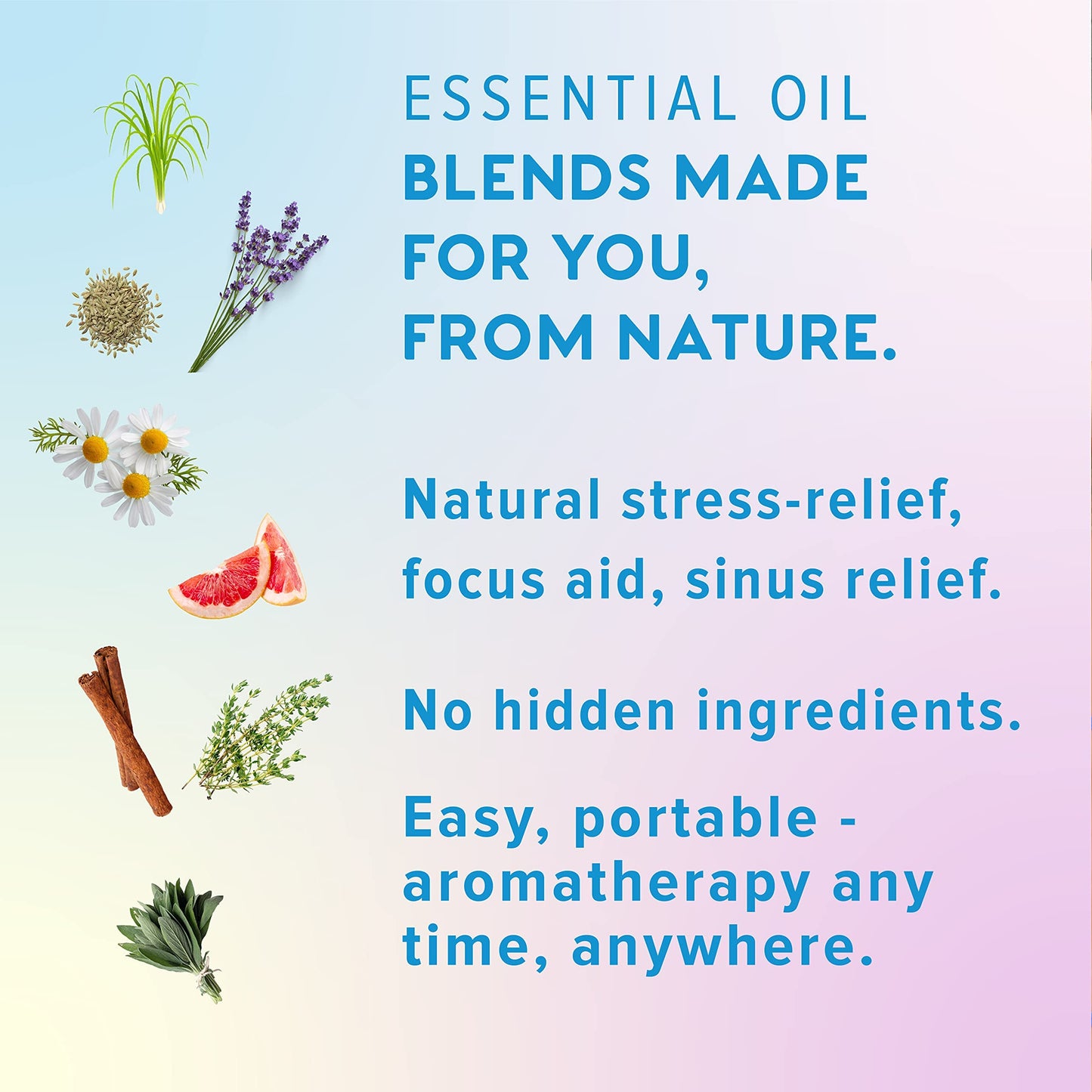 MOXE Nasal Inhaler Bundle — 8 Essential Oil Blends, Aromatherapy Sticks, Made in USA