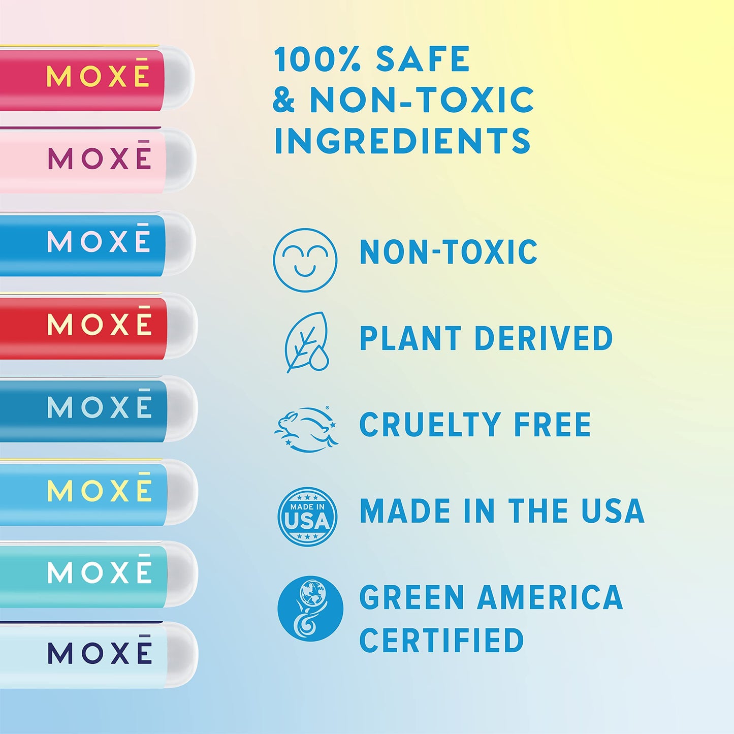MOXE Nasal Inhaler Bundle — 8 Essential Oil Blends, Aromatherapy Sticks, Made in USA