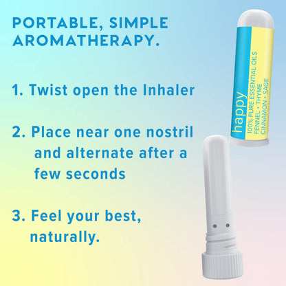 MOXE Nasal Inhaler Bundle — 8 Essential Oil Blends, Aromatherapy Sticks, Made in USA