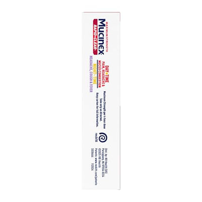 Mucinex Rapid+Clear Maximum Strength Day & Night Cold & Flu Medicine for Adults