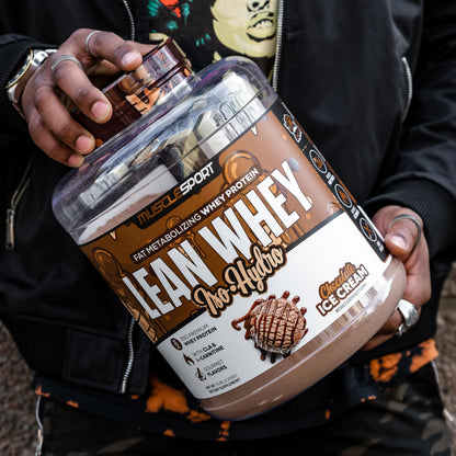 Musclesport Lean Whey Revolution Protein Powder | 25g Protein per Scoop | Whey Isolate & Hydrolysate | Low Calorie, Low Carb, Low Fat | 5lb Chocolate Ice Cream