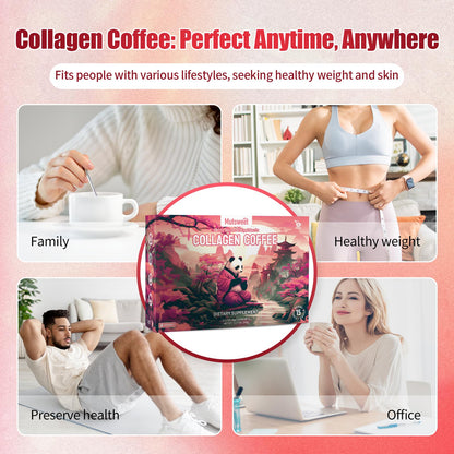 Mustsweet Instant Coffee with Vital Proteins Collagen Peptides – Skin, Joint & Gut Health, 15 Servings