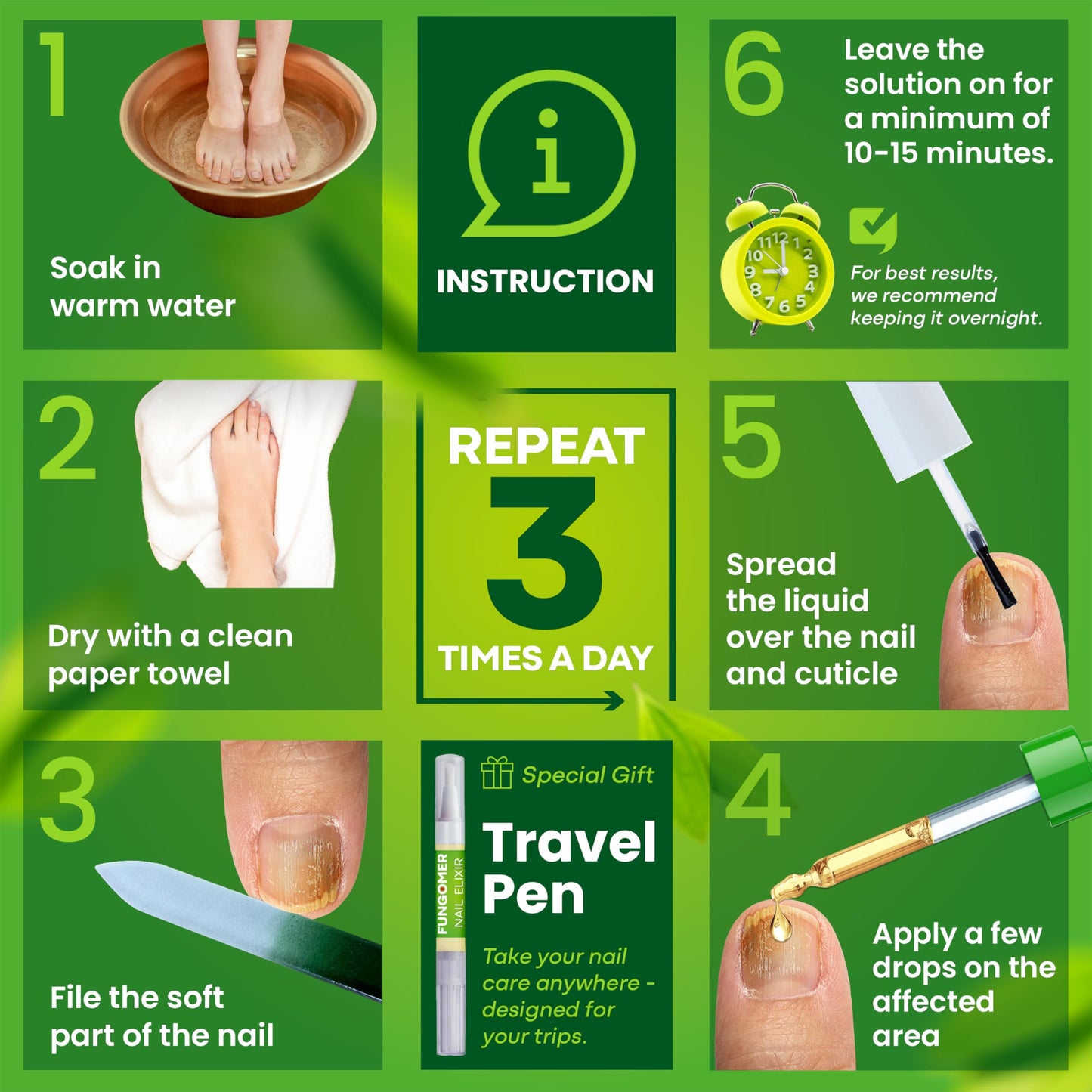 Toenail Fungus Treatment Extra Strength Pen – Nail Lab | 1-3 Week Visible Change