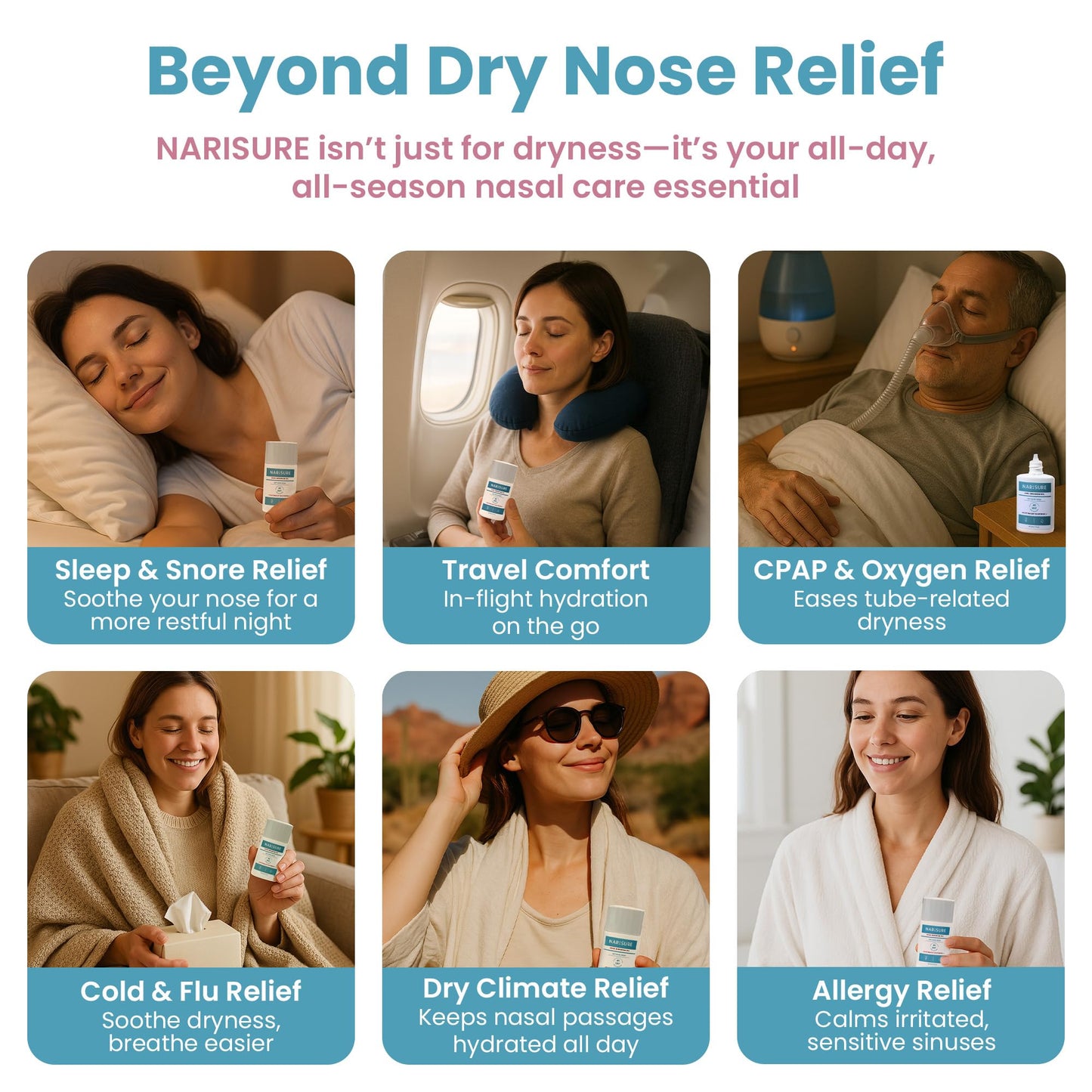 Narisure Dry Nose Relief Oil – Doctor-Developed Nasal Moisturizer