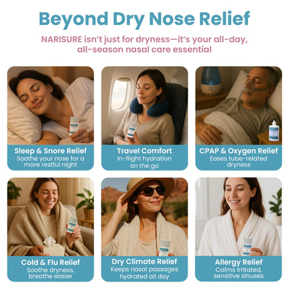 Narisure Dry Nose Relief Oil – Doctor-Developed Nasal Moisturizer