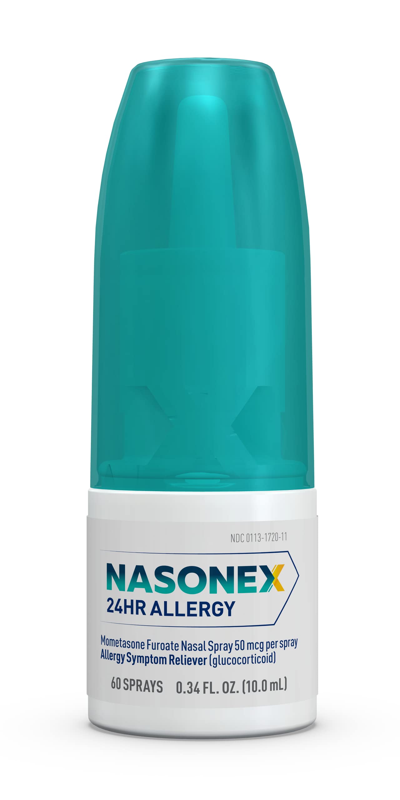 Nasonex 24HR Allergy Nasal Spray – Non-Drowsy, Scent-Free, Full Prescription Strength (60 Sprays)