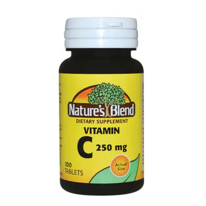 NAT B VIT C TB 250MG 100 | Nature's Blend Vitamin C 250 mg Tablets