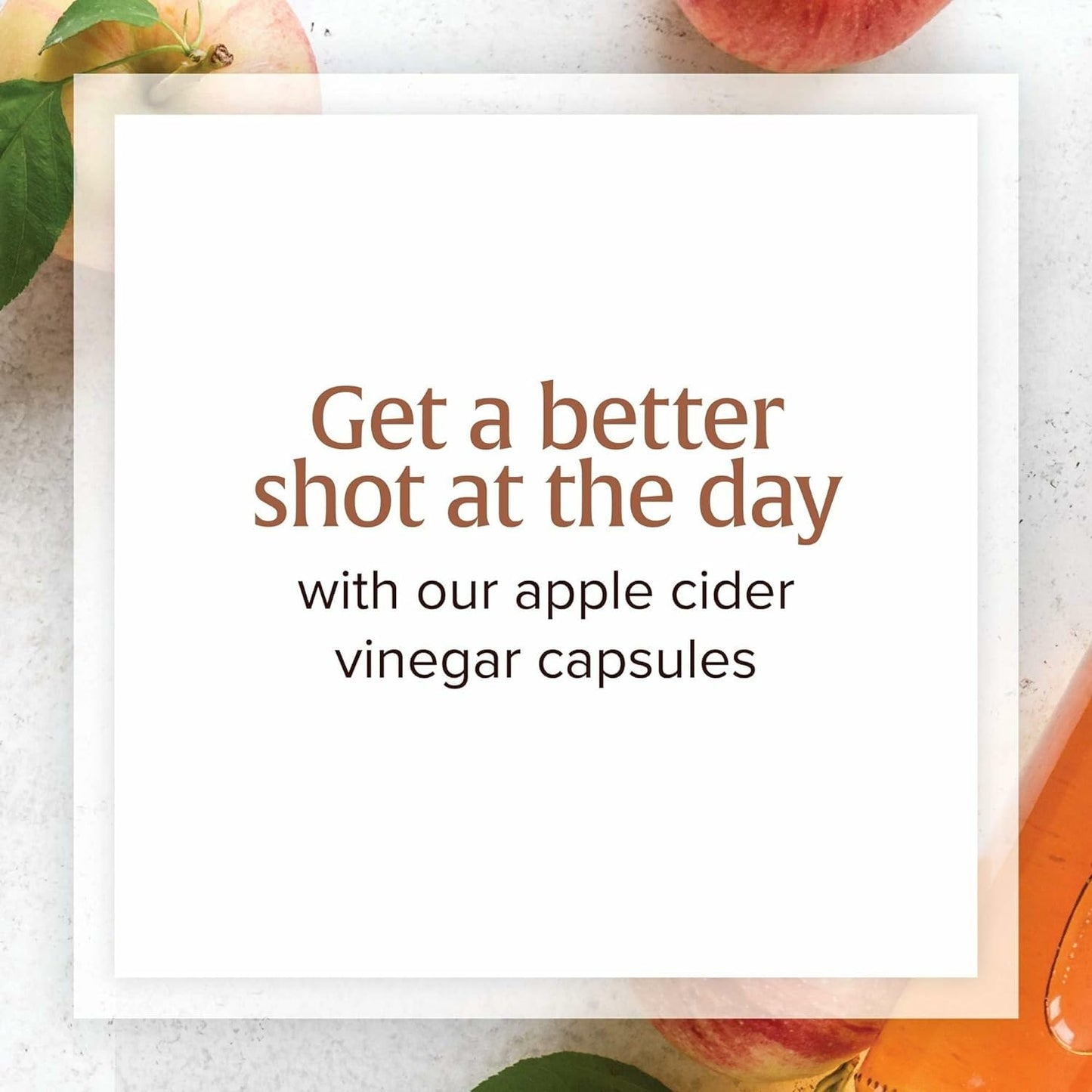 Natural Factors Apple Cider Vinegar Capsule – Supports Digestion & Weight Management | 180 capsules (90 servings)