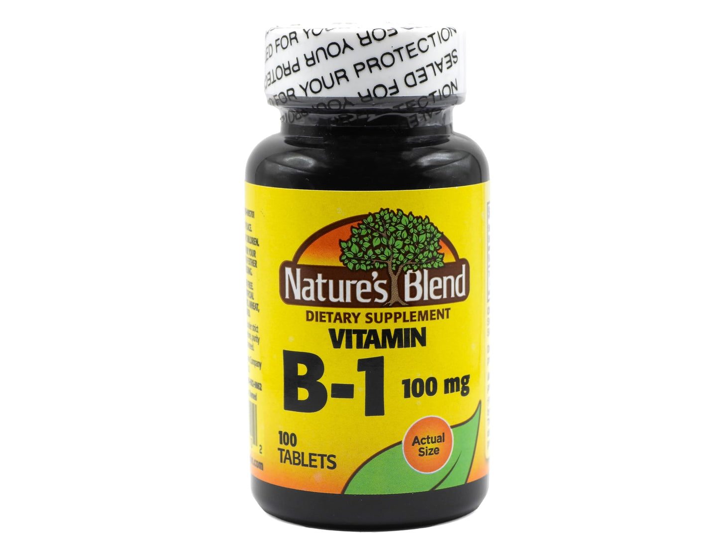 Nature's Blend Vitamin B-1 TB 100MG - 100 Tablets | Thiamine Supplement