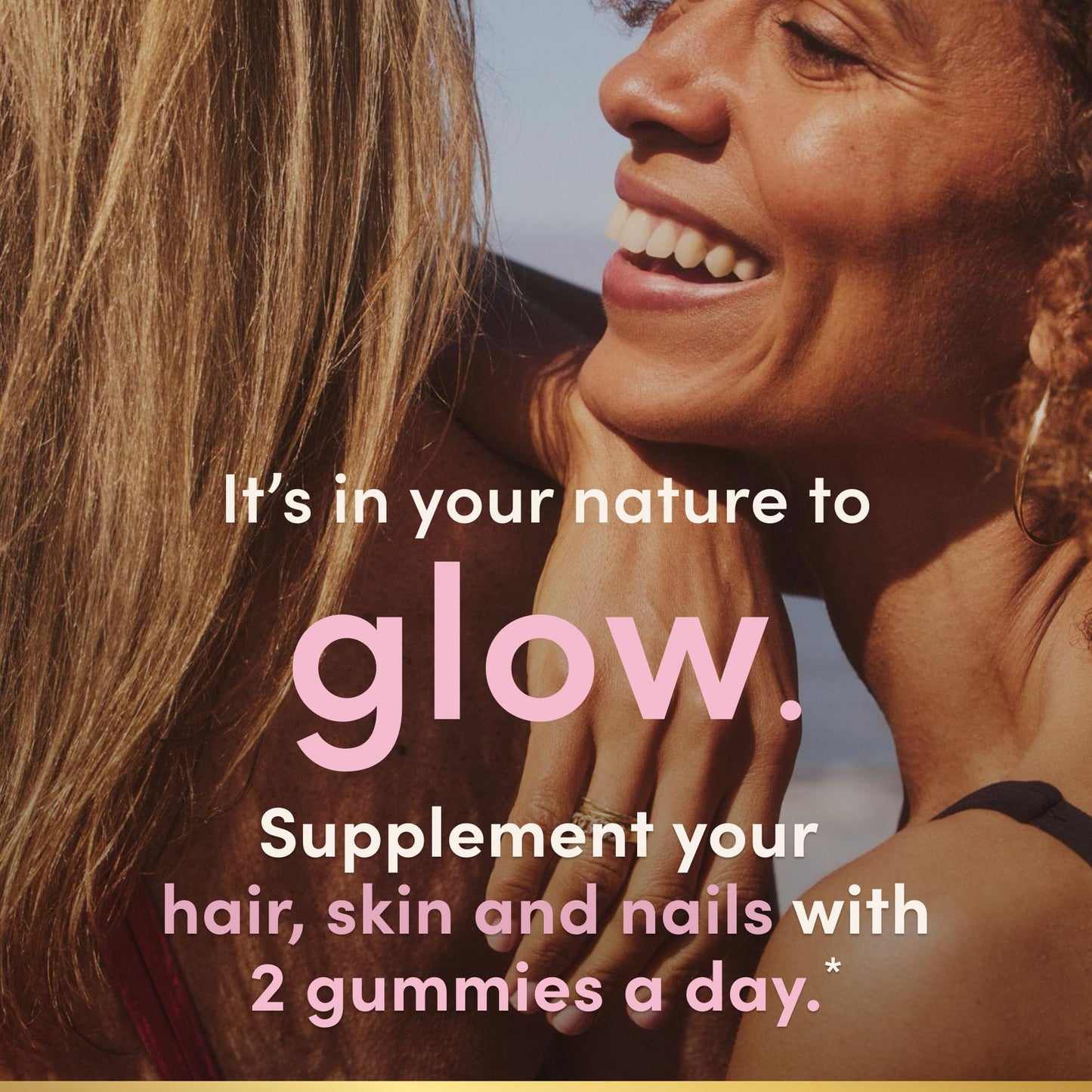 Nature’s Bounty Hair, Skin & Nails Gummies with Biotin – 2500 mcg, Strawberry, 80 Count