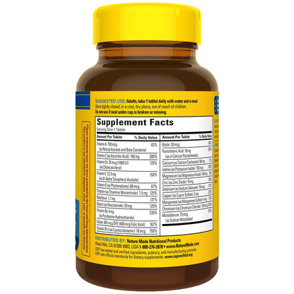 Nature Made Multivitamin For Him – No Iron, 90 Tablets, 90-Day Supply