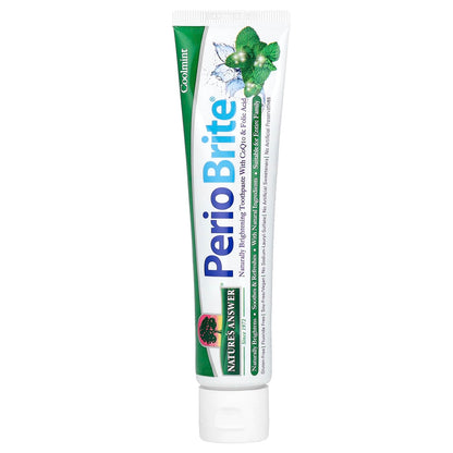 Nature's Answer PerioBrite Toothpaste 4oz – Whitens Teeth, Fresh Breath, Plaque Removal