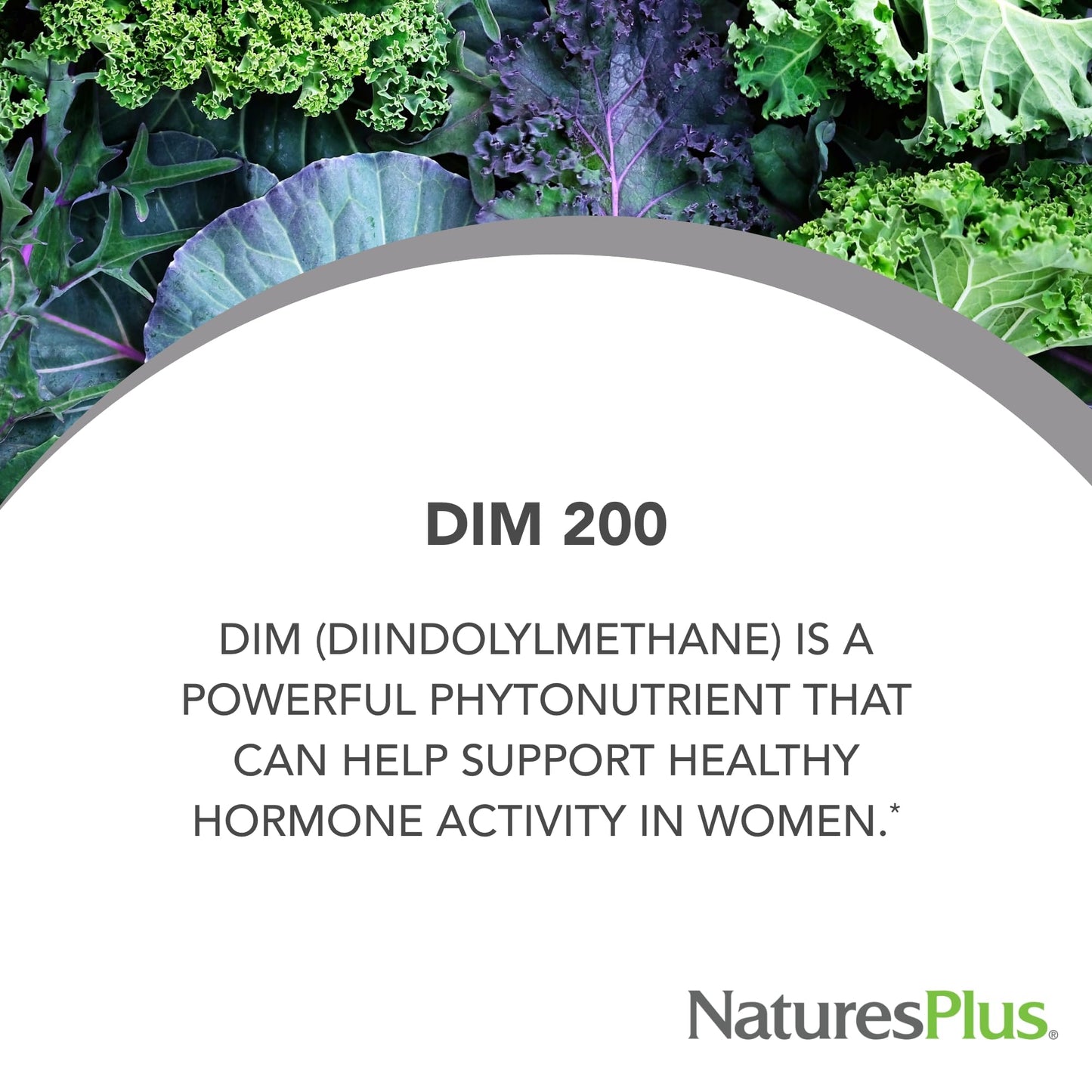 Natures Plus PRO DIM 200 mg - 60 Capsules | Supports Estrogen Balance | Vegan & Gluten Free