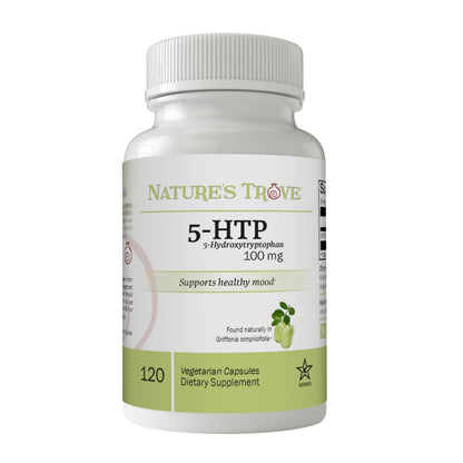 Nature's Trove 5-HTP 100mg | 120 Vegetarian Capsules