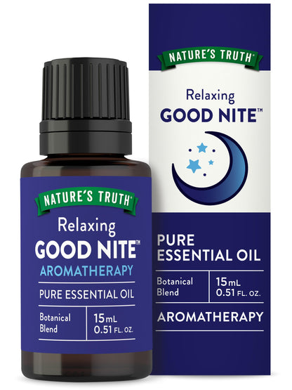 Nature's Truth Good Nite Pure Essential Oil 15 mL | Aromatherapy | Plant-Based, Non-GMO, Gluten Free