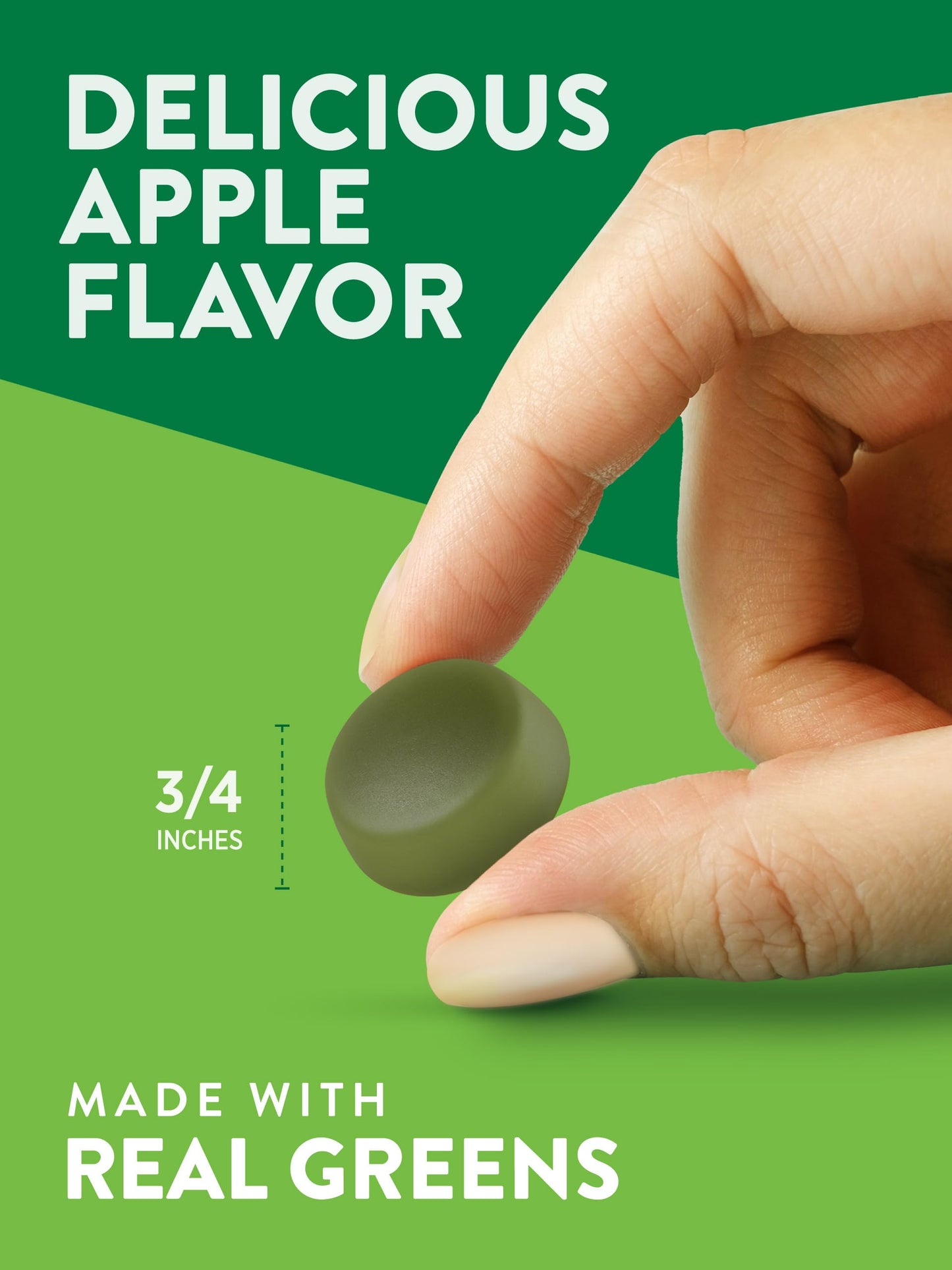 Nature's Truth Super Greens Gummies – 60 Count, Apple Flavor, Vegan, Non-GMO & Gluten Free