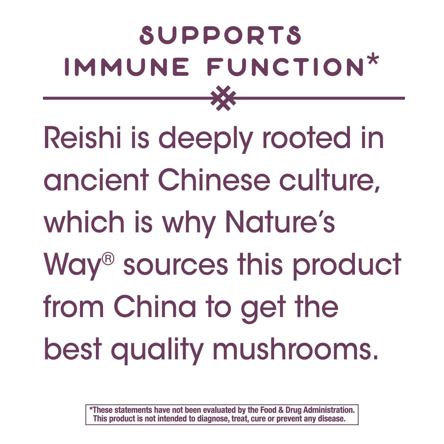Nature's Way Reishi Mushroom - Immune Support, Adaptogenic, Non-GMO Project Verified, 100 Capsules