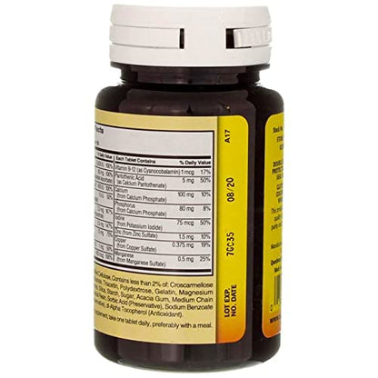 Nature's Blend No Iron Multivitamin with Minerals – 100 Tabs
