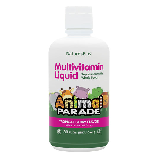 Animal Parade Source of Life Kids Multivitamin – Tropical Berry (30 oz, 60 Servings) | Vegetarian & Gluten-Free