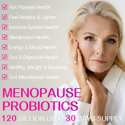 Negima Menopause Probiotics – 120B CFUs, 13-in-1 Herbal Complex, 240 Caps