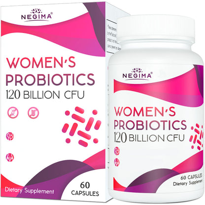 Negima Menopause Probiotics 120B CFUs - 13-in-1 Herbs & Botanicals - 60 Caps