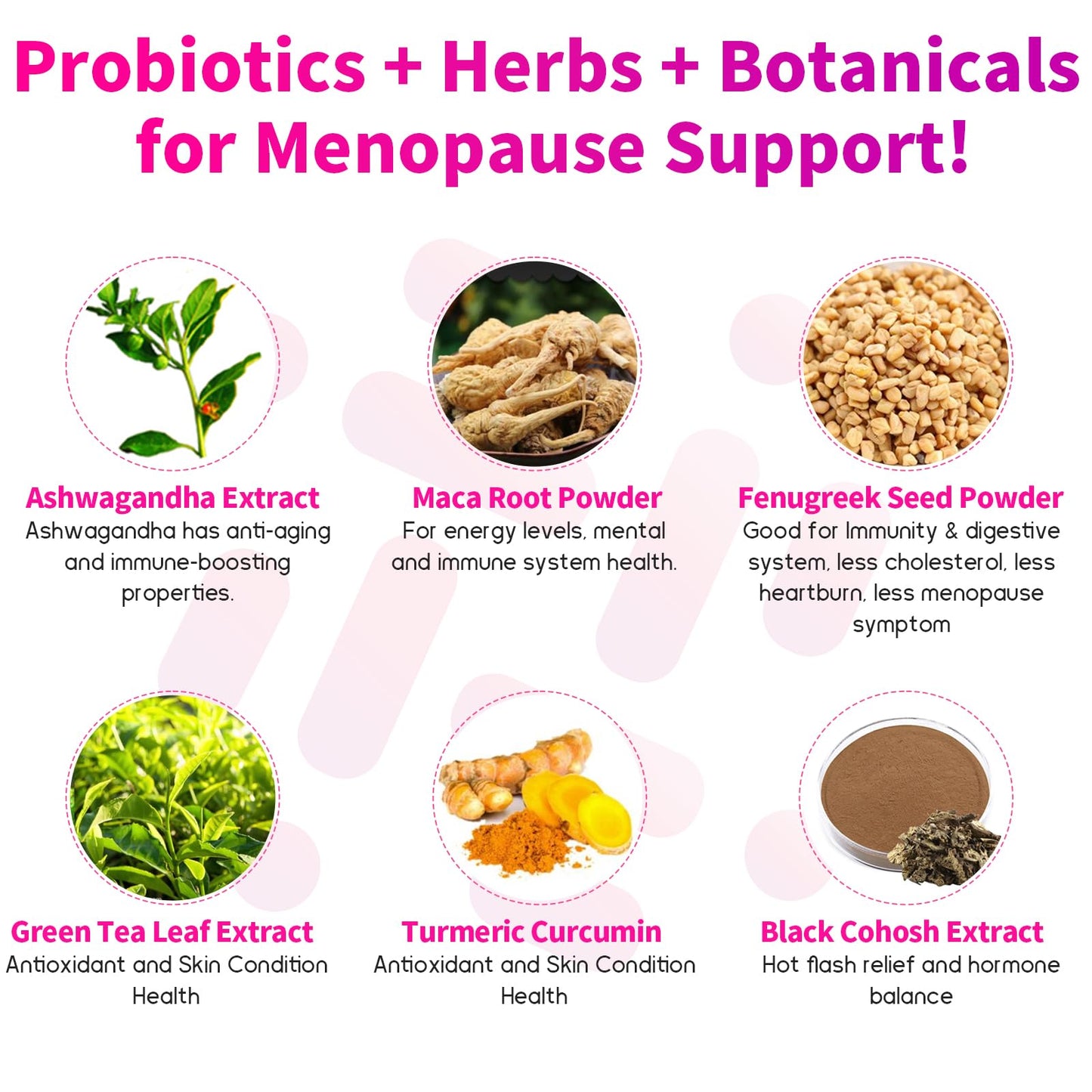 Negima Menopause Probiotics – 120B CFUs, 13-in-1 Herbal Complex, 240 Caps