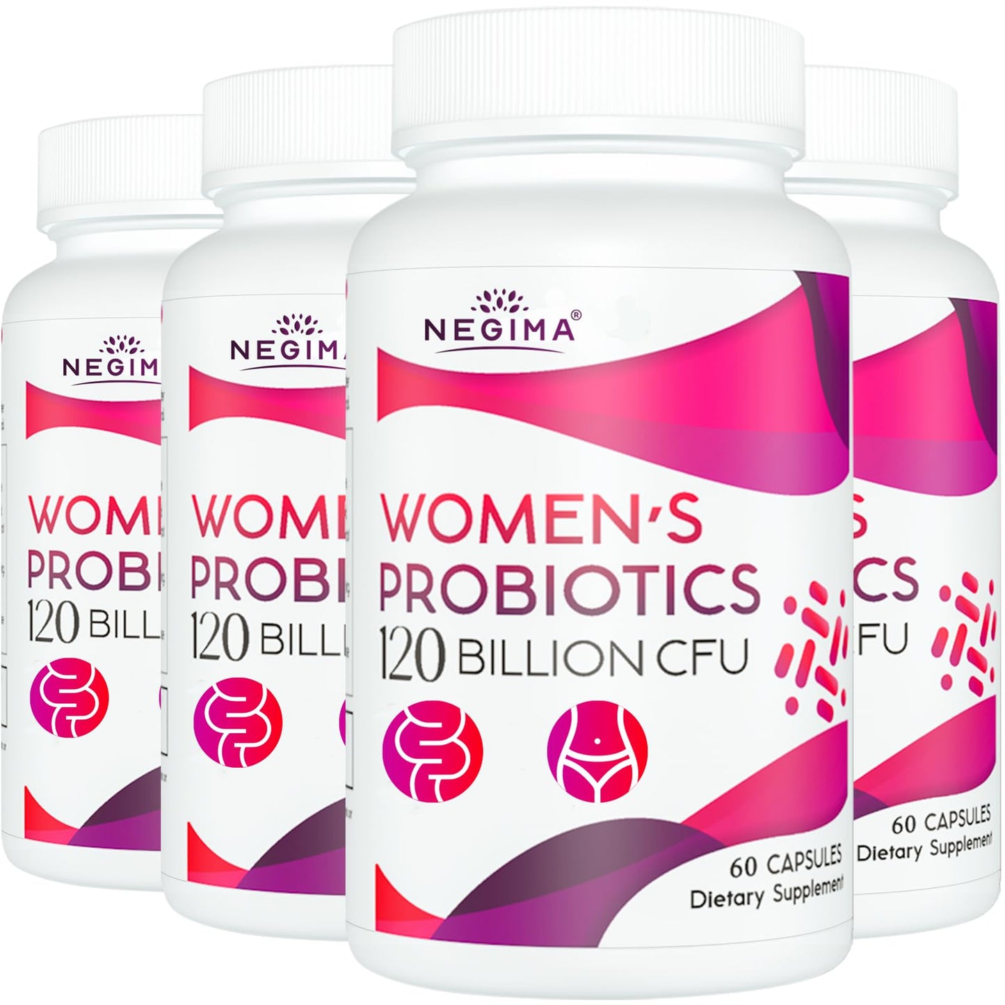 Negima Menopause Probiotics – 120B CFUs, 13-in-1 Herbal Complex, 240 Caps