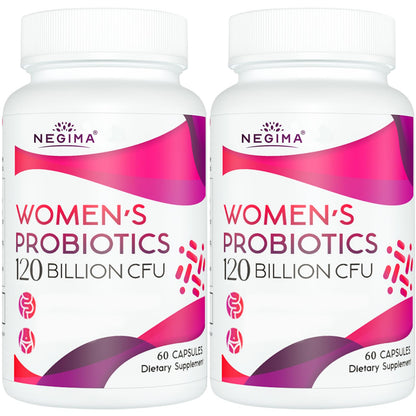 Negima Menopause Probiotics – 120B CFU, 13-in-1 Herbal Blend, 120 Capsules