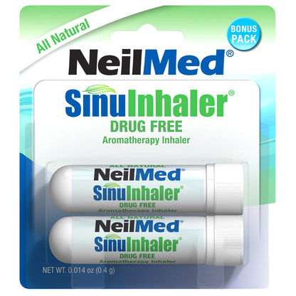 NeilMed SinuInhaler – Natural Non-Medicated Aromatherapy Inhaler (Bonus Pack) 2 Count