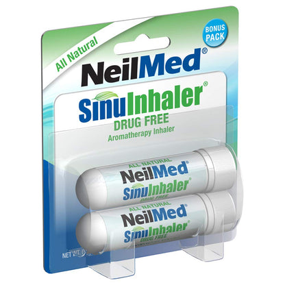 NeilMed SinuInhaler – Natural Non-Medicated Aromatherapy Inhaler (Bonus Pack) 2 Count