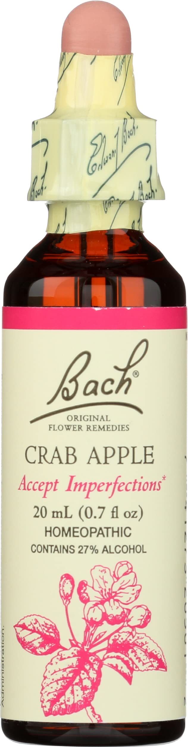 Nelson Bach Original Flower Remedies Crab Apple - Accept Imperfections 0.7 Fl Oz (20 mL) Pack of 1