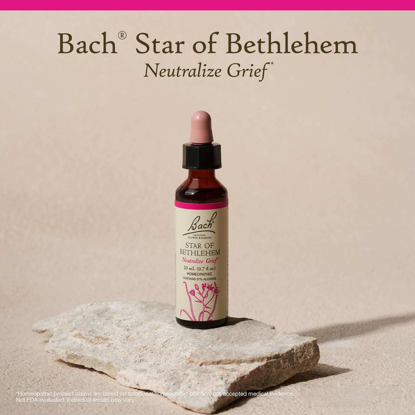 Nelson Bach Original Flower Remedies Star of Bethlehem – Neutralize Grief | 0.7 Fl Oz (20 ml) Pack of 1