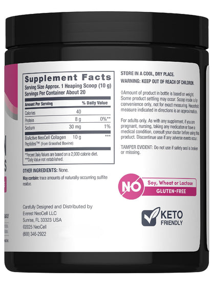 NeoCell Super Collagen Peptides – 10g per Serving, Unflavored, 7 oz Canister