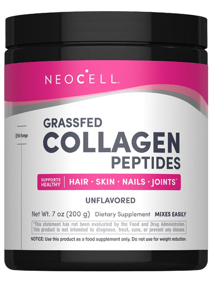 NeoCell Super Collagen Peptides – 10g per Serving, Unflavored, 7 oz Canister
