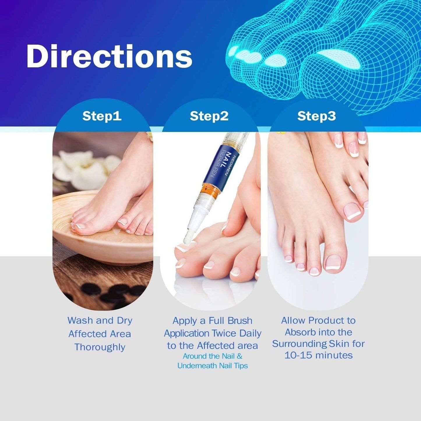 NEOMEN Nail Fungus Pen – Fungal Nail Repair for Toenails & Fingernails