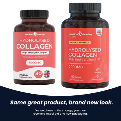 Hydrolysed Collagen 2000mg Complex | Hair Skin & Nail Support