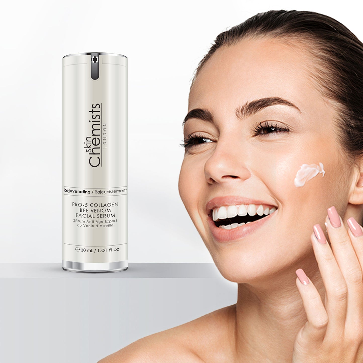 سيروم الوجه برو-5 كولاجين سم النحل من سكين كيميستس، 30 مل